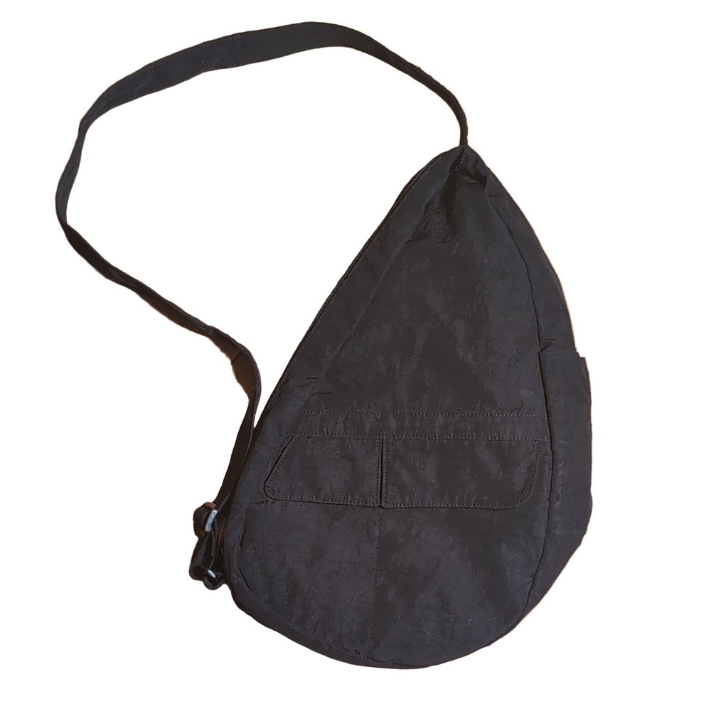 AmeriBag Healthy Back Bag 7103 Black Nylon Medium Crossbody Adjustable Strap